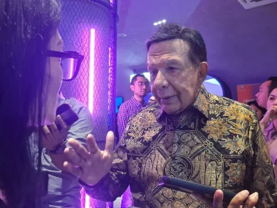 Raam Punjabi soal penunjukan Ifan Seventeen sebagai dirut PT PFN. (Foto: Agnes/Nyata)