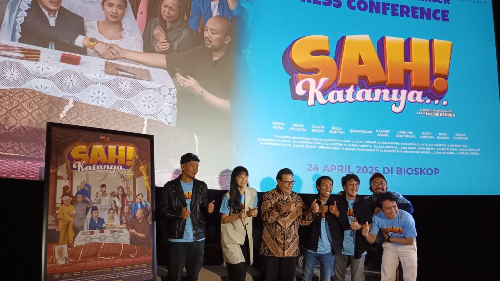 Film Komedi 'Sah Katanya' segera tayang di bioskop. (Foto: Agnes/Nyata)