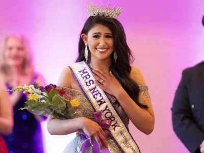 Nicole Doz-Pillarella meraih gelar Mrs. New York International 2025. Foto : Instagram/nybeautyclean