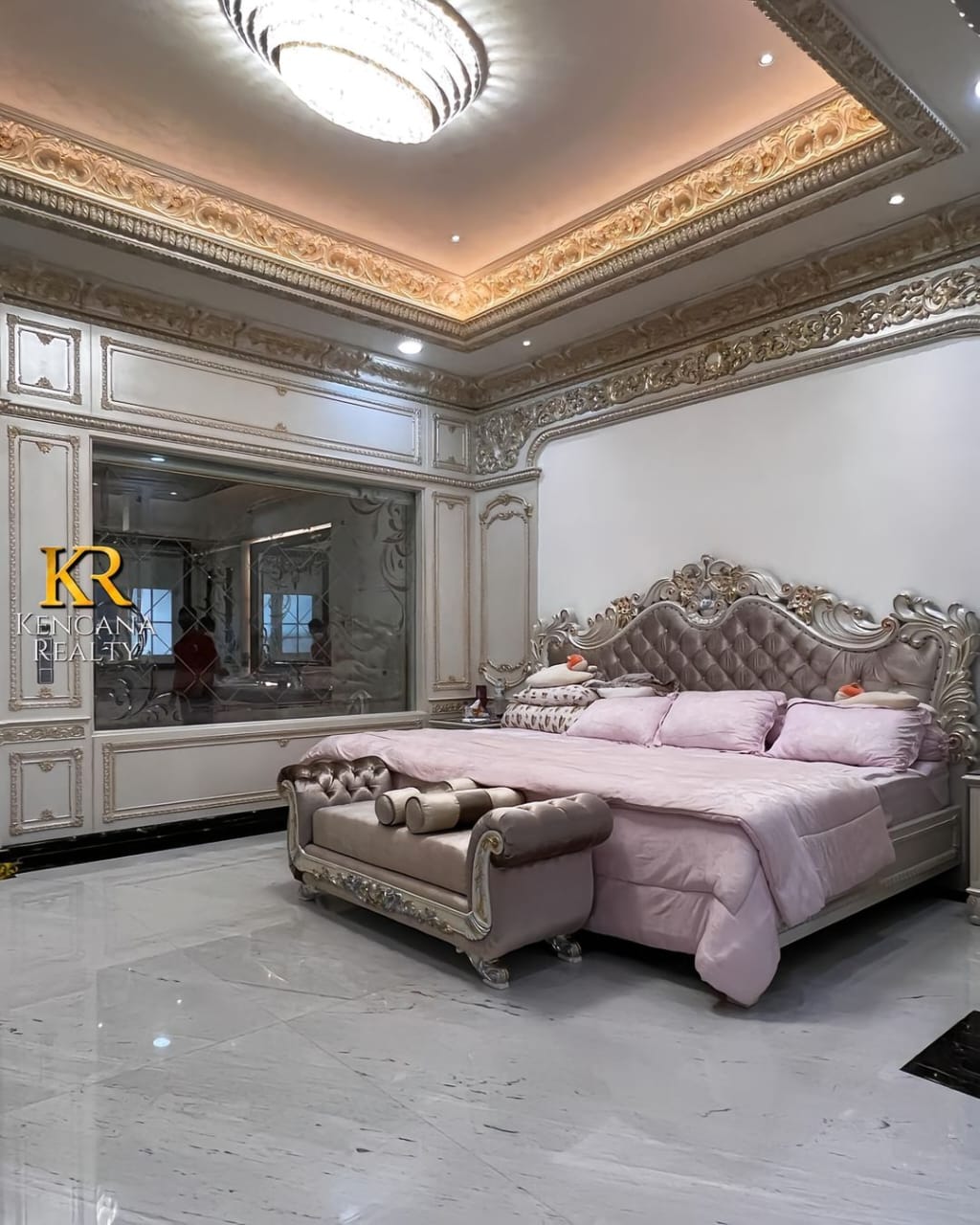 Kamar tidur (Foto: TikTok/urbanluxuryhomes)