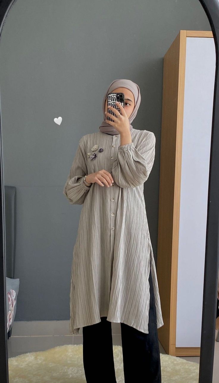 Outfit tunik. Foto: Dok. Pinterest