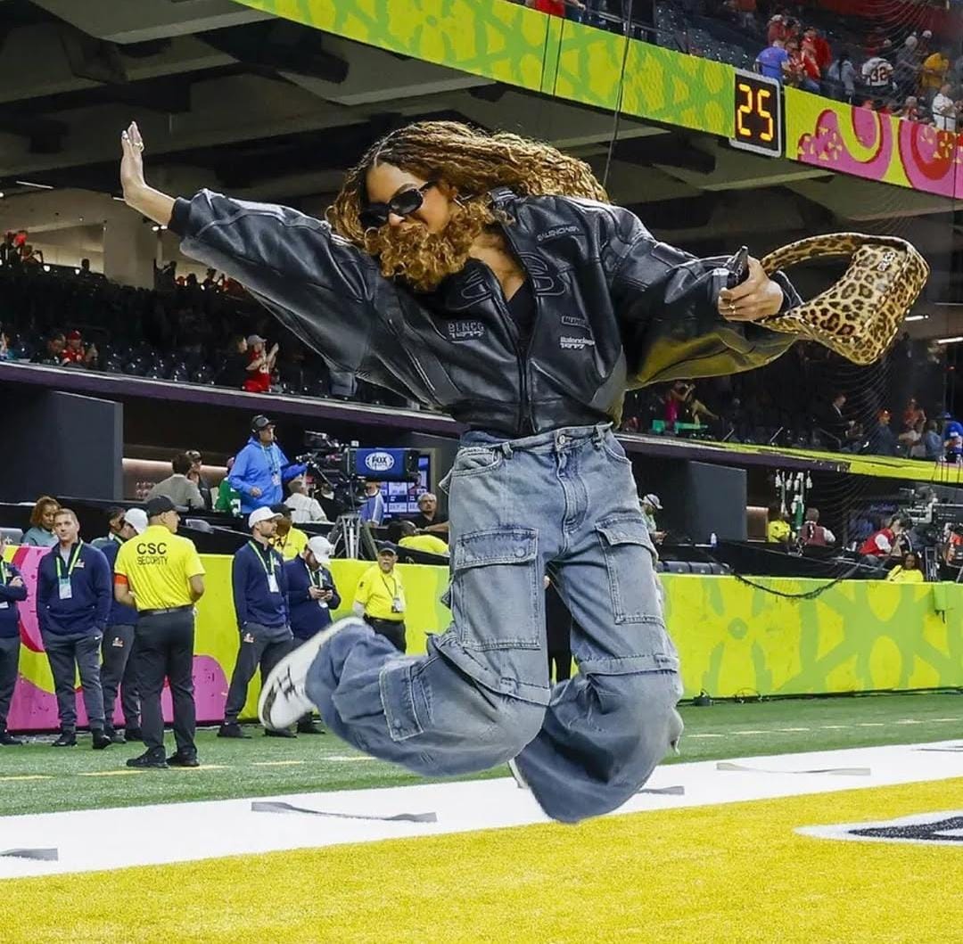 Blue Ivy saat menonton Super Bowl 2025. Foto: Dok. Instagram @ocairicyelhsa