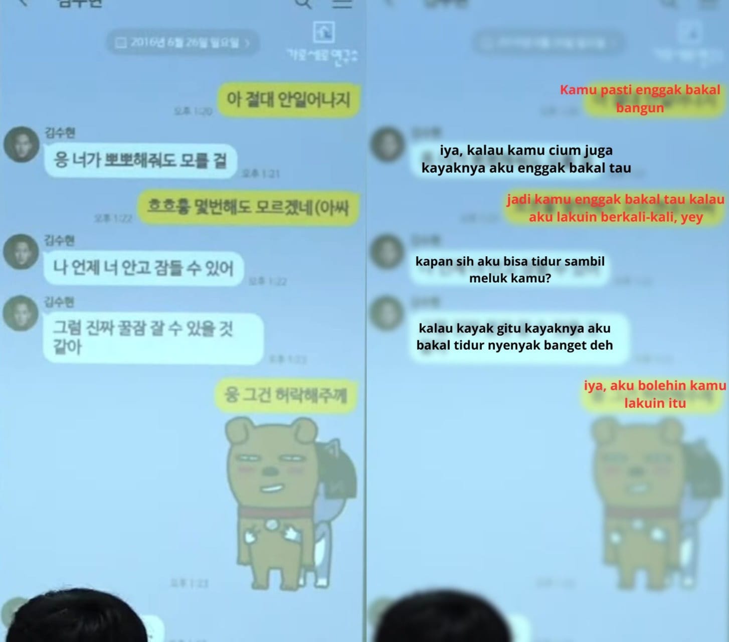 Pesan Kim Soo Hyun kepada Kim Sae Ron. Foto: Dok. Garosero
