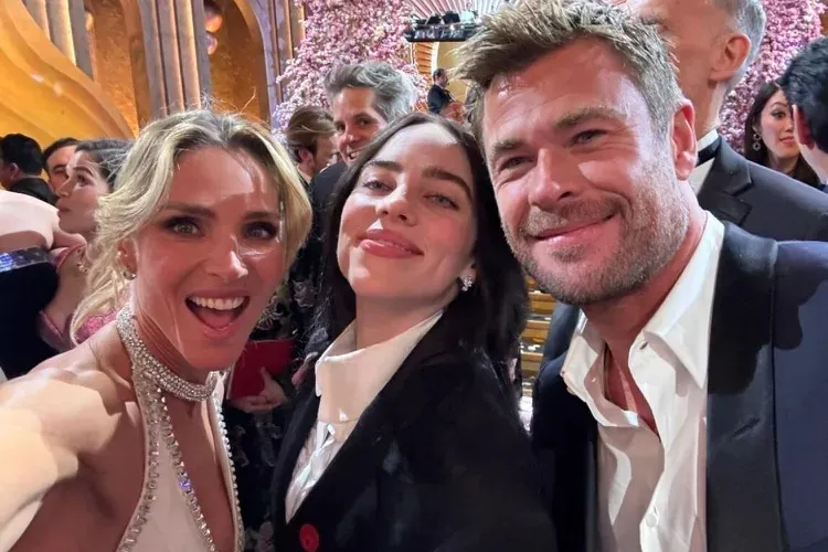 Chris Hemsworth Sesali Selfie dengan Billie Eilish di Oscars 2024