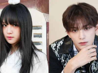 Kim dan Zayyan, dua idol K-Pop Muslim asal Indonesia yang merayakan lebaran di Korea Selatan. Foto: Dok. Kolase X @vvup_official, @XODIACofficial