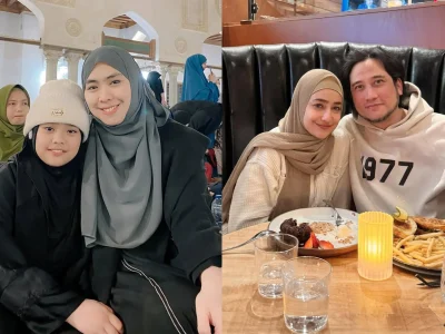 Selebriti Indonesia Ramadhan di Luar Negeri (Foto: Instagram/okisetianadewi/cindyfatikasari18)
