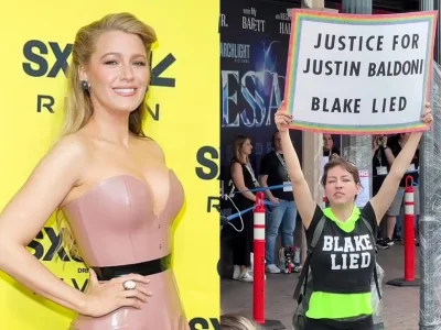 Blake Lively diprotes saat premiere 'Another Simple Favor' (Foto: Getty Images dan Variety)