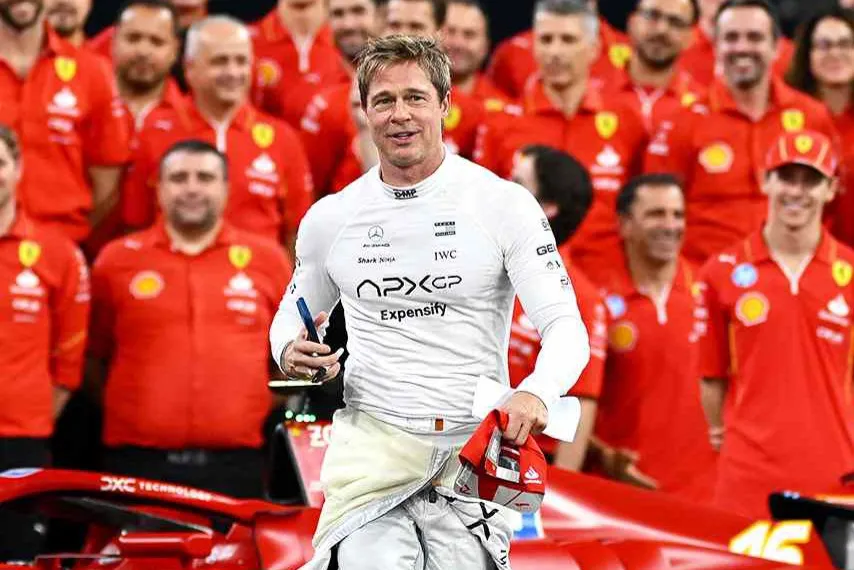 Brad Pitt Panik! Minta Keluar dari Mobil saat Syuting Film ‘F1’