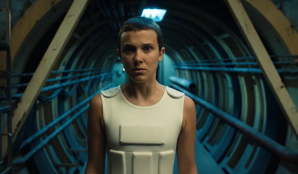 Millie sebagai Eleven di 'Stranger Things' (Foto: Netflix)