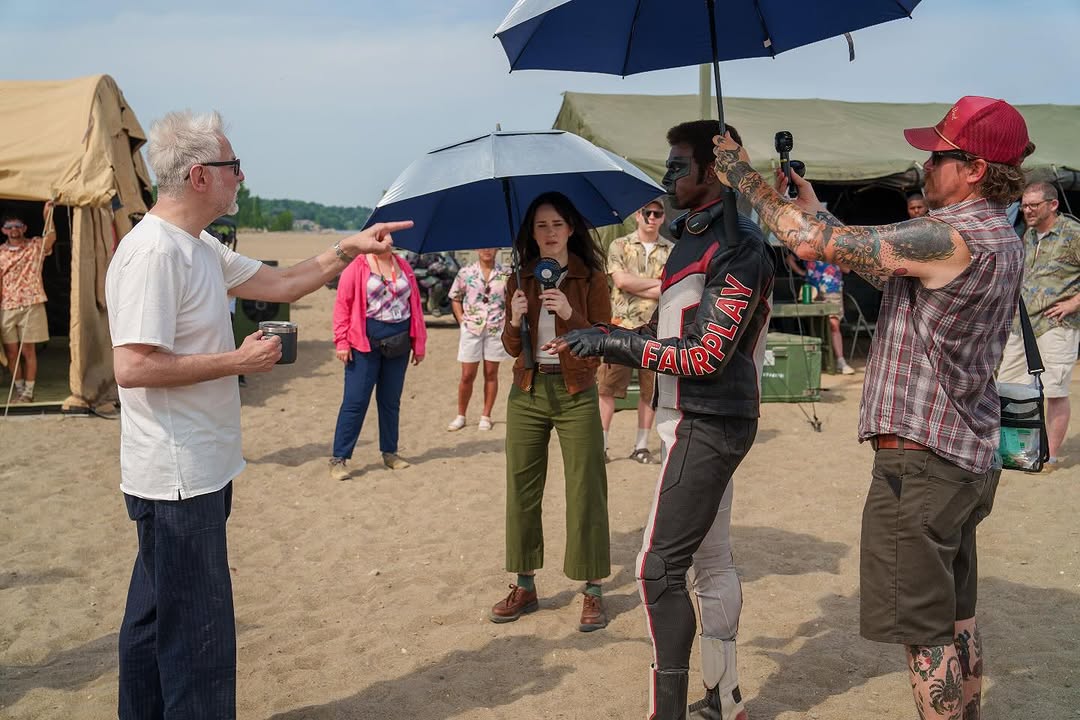 Behind the scene Mr. Terrific (Foto: Instagram/jamesgunn)