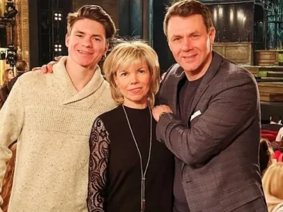 Maxim Naumov (kiri) dan kedua orangtuanya yang meninggal dalam kecelakaan pesawat American Airlines (Foto: Instagram/maxim.naumov_)