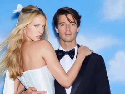 Patrick Schwarzenegger dan Abby Champion menjadi model SKIMS (Foto: Dok. SKIMS)