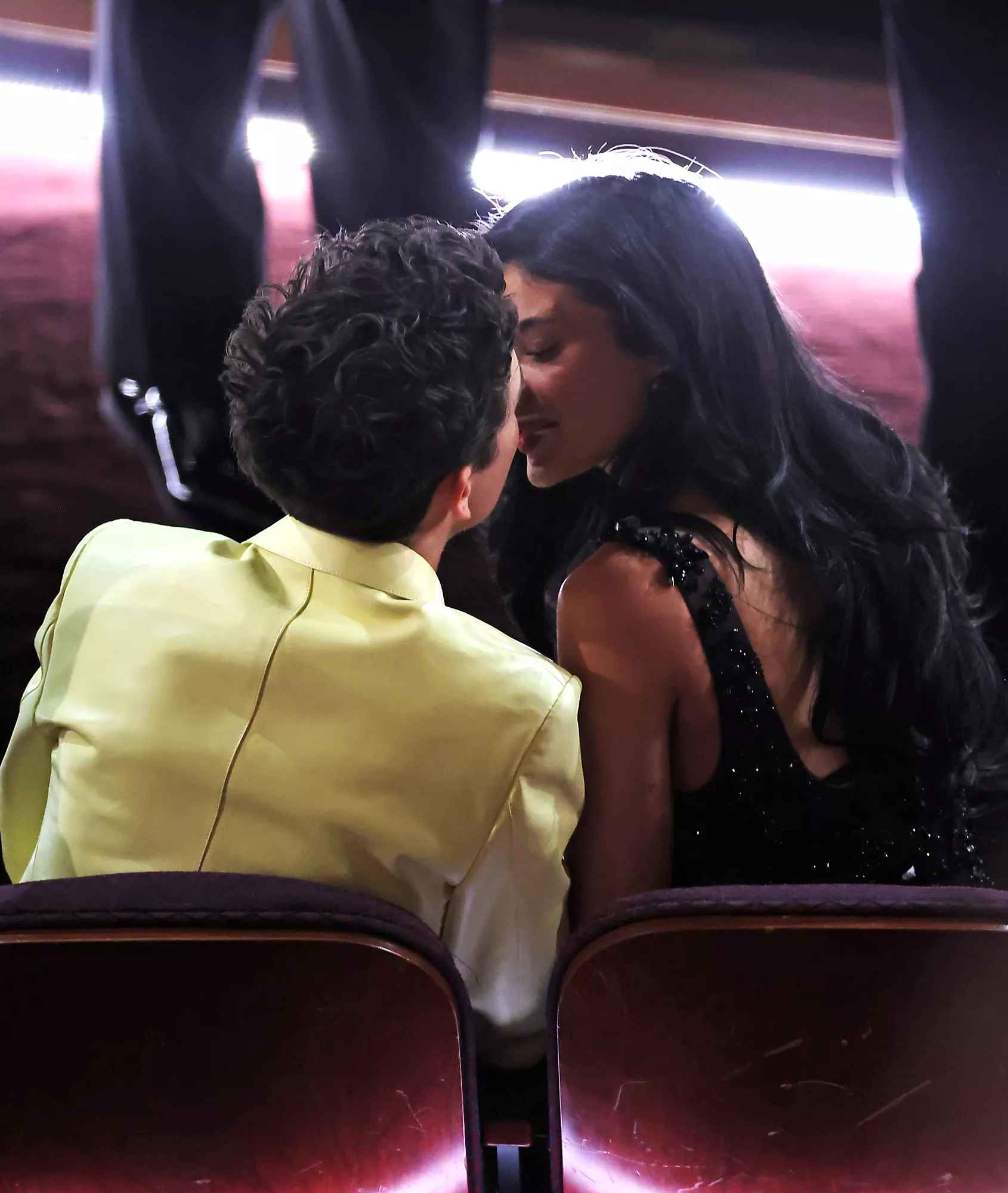 Timothee Chalamet dan Kylie Jenner. Foto : KEVIN WINTER/GETTY