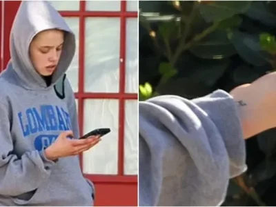Anak Angelina Jolie, Shiloh buat tato kecil (Foto: Backgird/A.I.M)