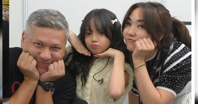 Gisella Anastasia bersama dengan Gading Marten dan Gempi (Foto: Instagram/gadiiing)