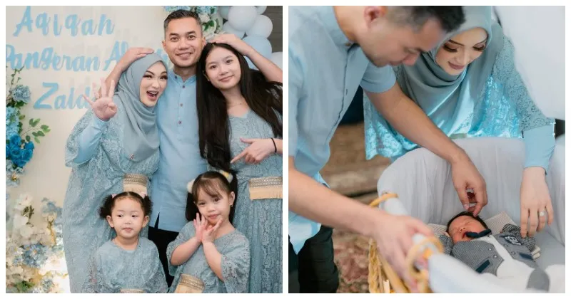 Bernuansa Biru, Potret Zaskia Gotik Gelar Aqiqah Anak ke Tiga