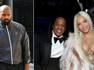 Perseteruan Kanye West dengan Jay Z dan Beyonce. (Foto: Kolase GC dan Kevin Mazur/Getty Images untuk The Recording Academy)