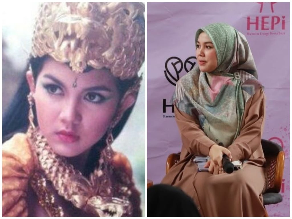 Ratu Annisa dulu dan sekarang. (Foto: Kolase/Dok. Net, Dok Instagram @queen.annisa)