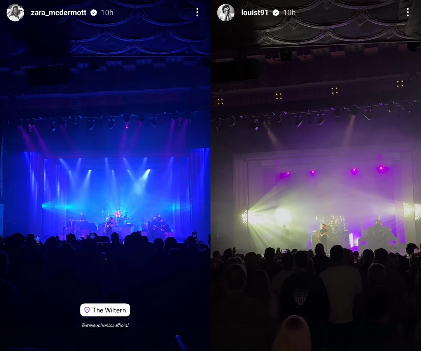 Unggahan Louis dan Zara yang serupa. Foto: Dok. Kolase Instagram @louist91, @zara_mcdermott