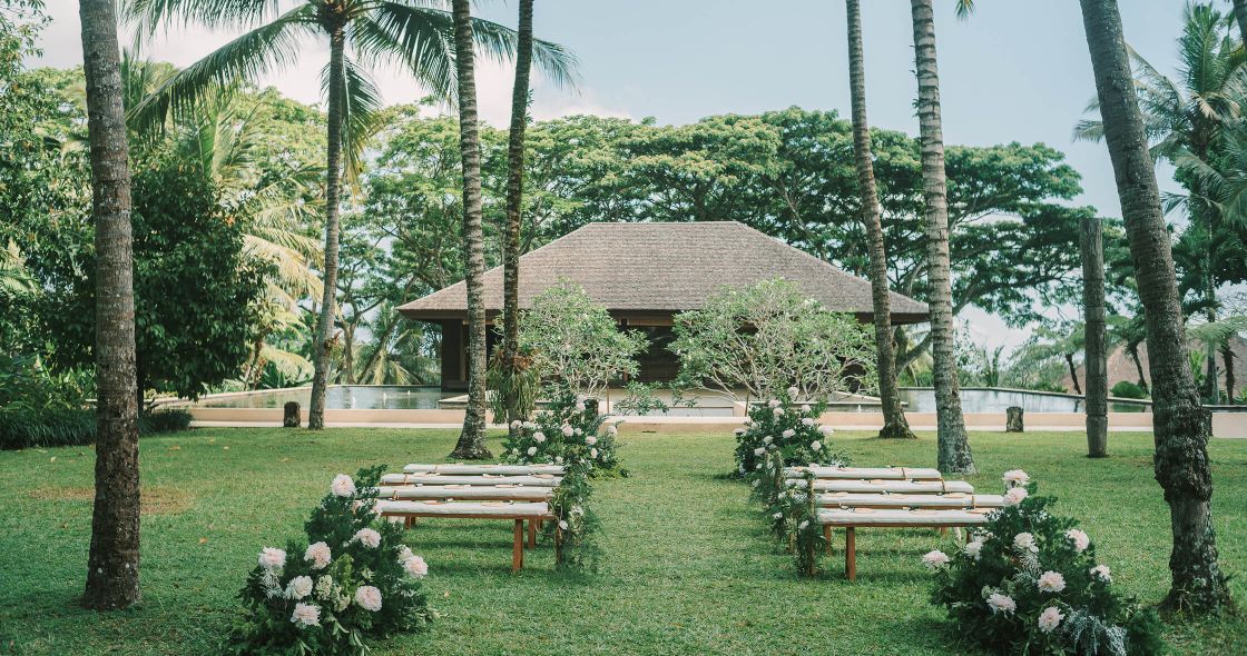 Venue pernikahan outdoor di Shambhala Estate. Foto: Dok. Como Hotels