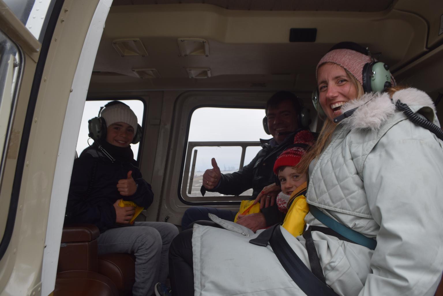 Keluarga yang menjadi korban kecelakana helikopter New York. Foto: Dok. New York Helicopter Tours