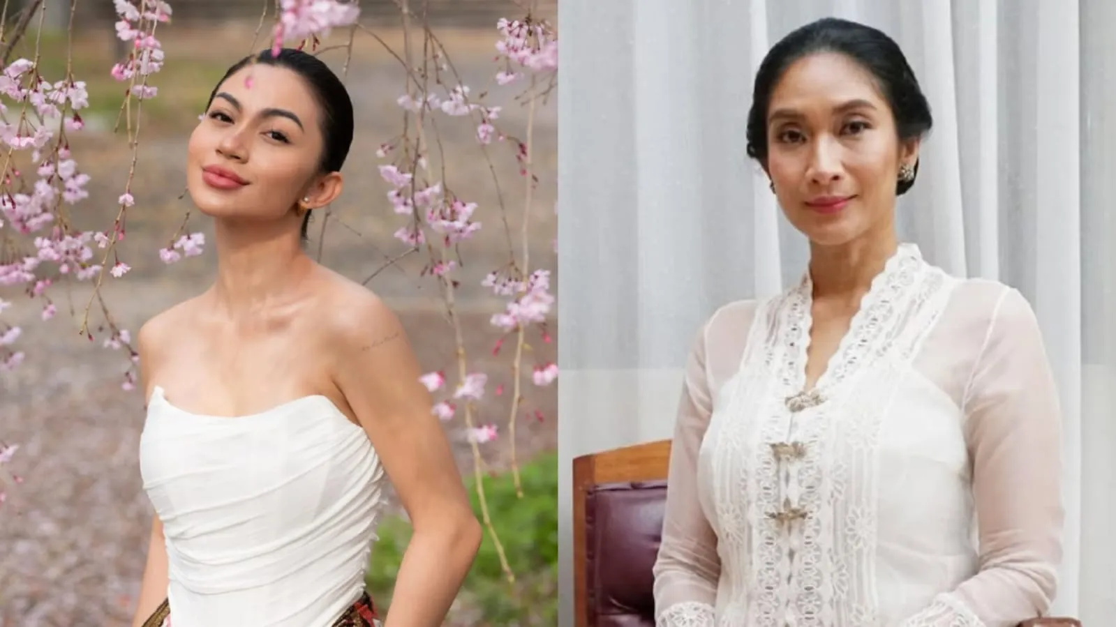 Happy Salma dan Ariel Tatum Bangga Pakai Kebaya di Jepang