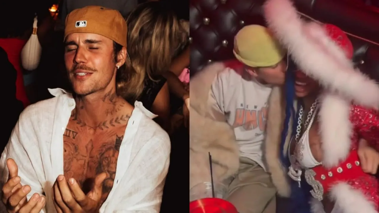 Aksi Justin Bieber Cium Rapper Sexxy Red Jadi Perbincangan