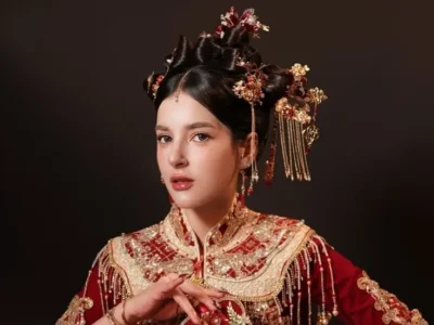Tasya Farasya bikiin pangling dengan makeup ala pengantin China. Foto: Dok. Instagram @tasyafarasya