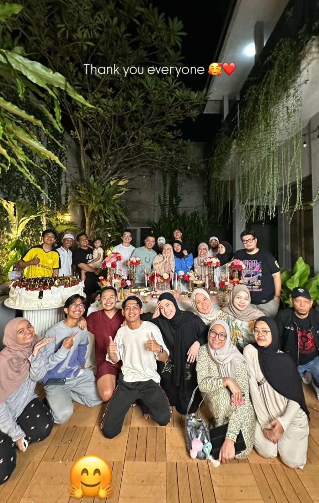 Suasana kejutan ulang tahun Irish Bella. Foto: Dok. Instagram @_irishbella_