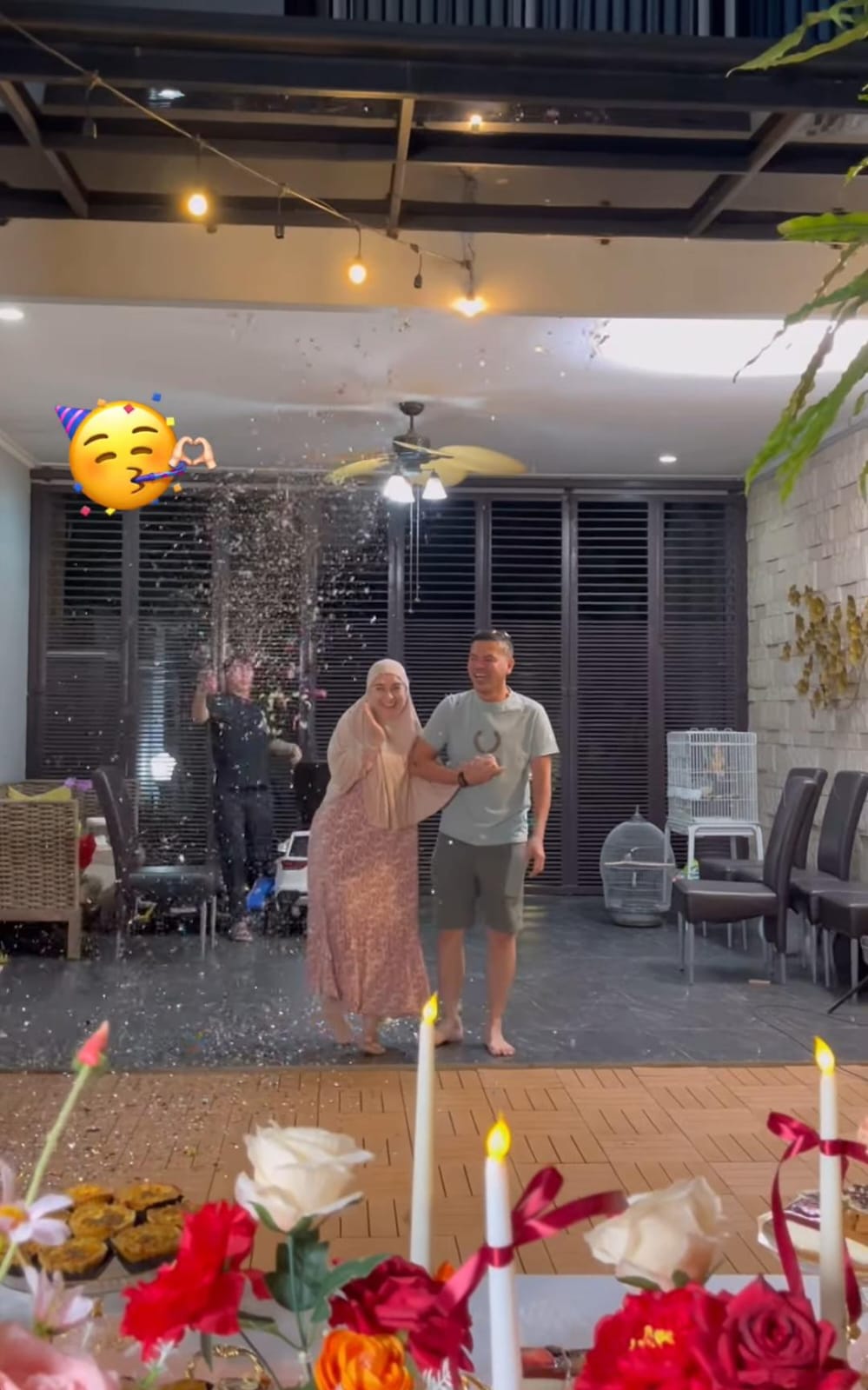 Irish Bella mendapatkan kejutan ulang tahun. Foto: Dok. Instagram @vinoktv