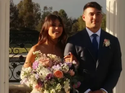 Aurelie Moeremans dan Tyler Bigenho gelar pesta pernikahan di Amerika (Foto: Instagram/aurelie)