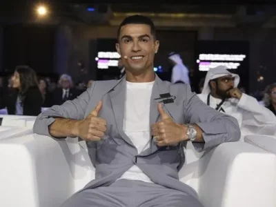 Cristiano Ronaldo memasuki industri film. Foto : AP/Fabio Ferrari