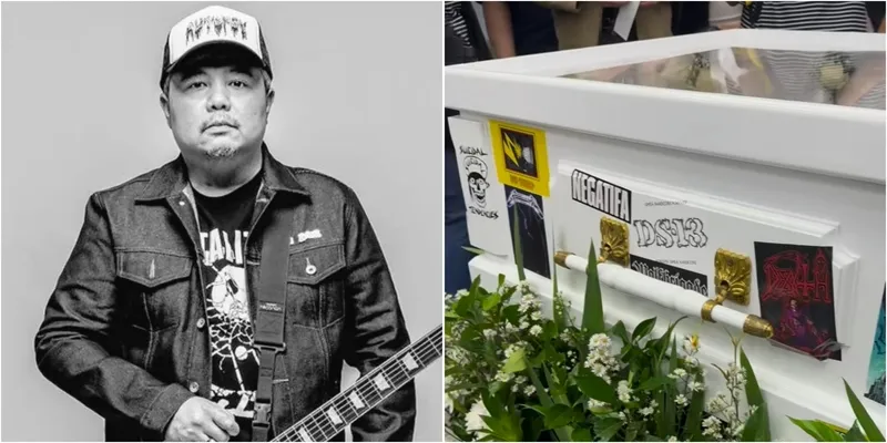 Peti Mati Gitaris ‘Seringai’ Ricky Siahaan Dihiasi Banyak Stiker