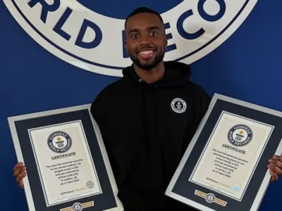 Joshua Iyalla raih Guinness World Records sebagai pemukul tercepat (Foto: Instagram/joshua_iyalla)