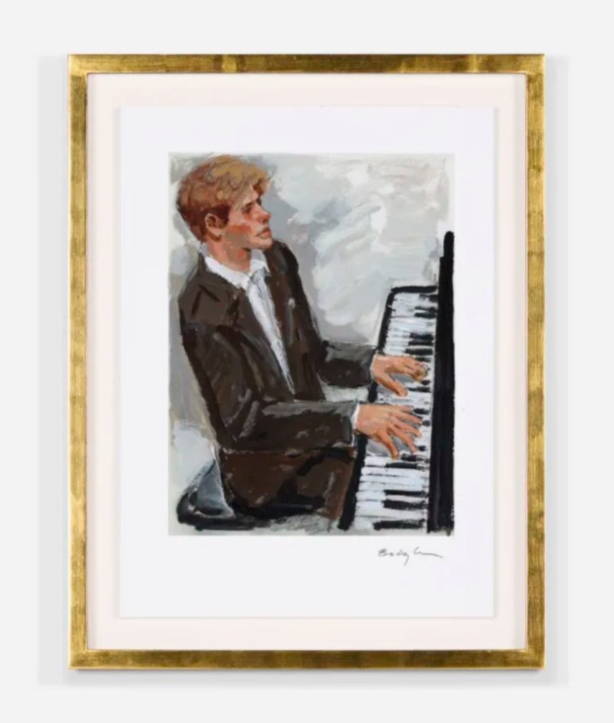 Salah satu lukisan yang dipamerkan, ‘The Piano’ (Foto: X/the_daily_dylan)