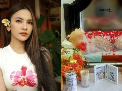 Anjing Mahalini, Baji meninggal. Foto: Dok. Instagram @mahaliniraharja, @tanganyalini