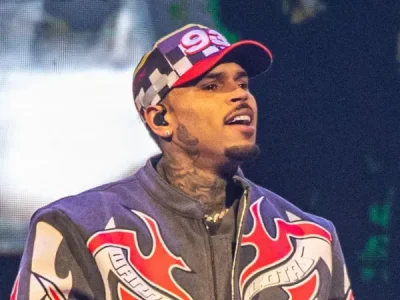 Chris Brown bebas dari tahanan. Foto : Getty Images