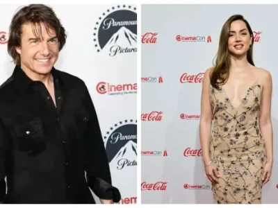 Tom Cruise dan Ana de Armas. Foto : Getty Images