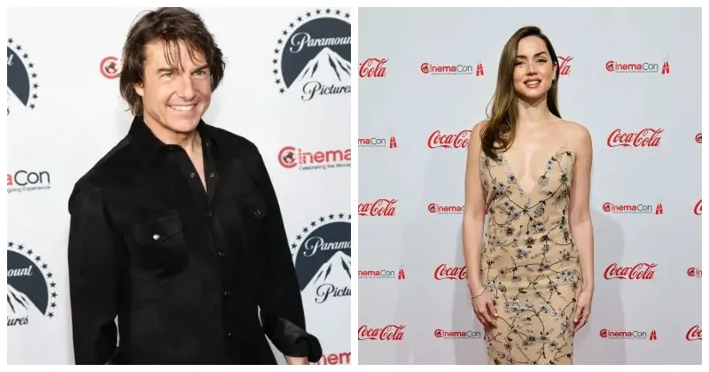 Jalan Bareng Tom Cruise, Ana de Armas Sembunyi di Balik Kursi Mobil