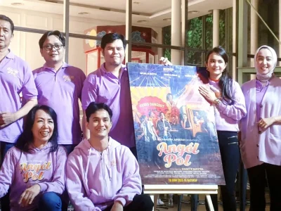 Film terbaru 'Angel Pol' dengan pemeran utamanya, Michele Ziudith sebagai penyanyi dangdut koplo. (Foto: Agnes/Nyata)
