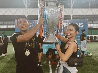 Ariel Tatum dan Daffa Wardhana. Foto : Instagram/daffawardhana