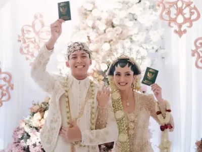 Valerie Tifanka menikah. Foto : Instagram/valtifanka