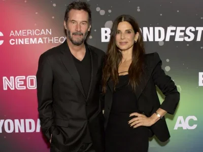 Keanu Reeves dan Sandra Bullock akan reuni di film baru. Foto : Jared Cowan