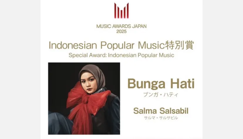 Salma Salsabil Menang di Music Awards Japan 2025