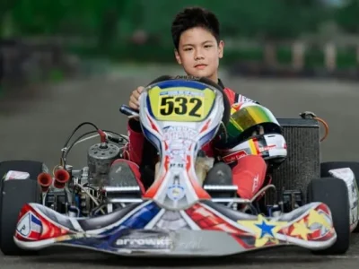 Rafael Kamal, pembalap gokart (Foto: Instagram/rafaelkamal14)
