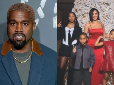 Kanye West ingin rebut 4 anaknya dari Kim Kardashian. Foto: Dok. Kolase Getty Images, Instagram @kimkardashian