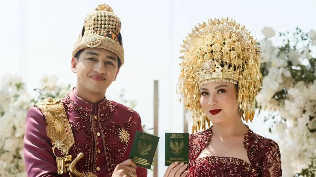 Sah, Harris Vriza dan Haviza Devi Menikah di Bali Pakai Adat Aceh