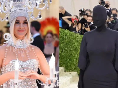 Deretan selebriti dengan gaun 'liar' saat menghadiri Met Gala. Foto: Dok. Kolase Getty Images