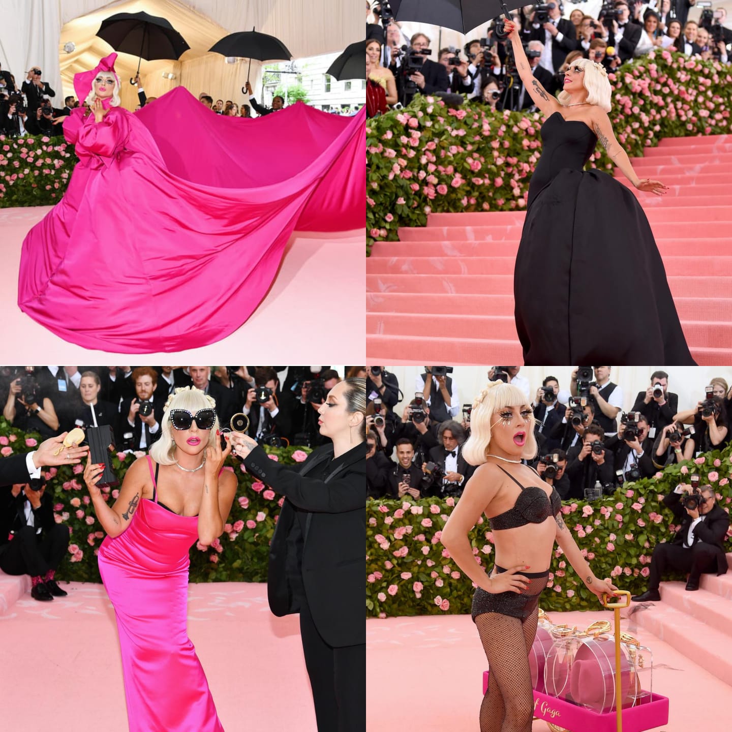 Lady Gaga saat menghadiri Met Gala 2019. Foto: Dok. Getty Images