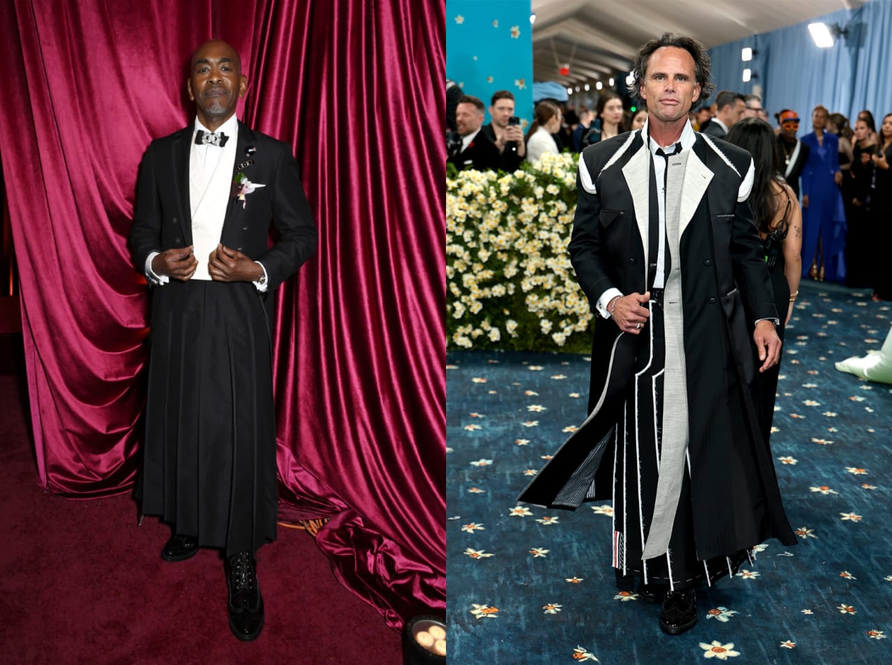 Paul Tazewell dan Walton Goggins. Foto: Dok. WWD, THR
